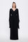 V Neck Chiffon Long Evening Dress