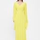 V Neck Chiffon Long Evening Dress