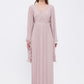 V Neck Chiffon Long Evening Dress