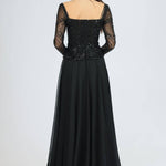 Long Sleeve Evening Dress with Bolero