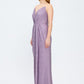 Dragee Collar Stone Embroidered Long Evening Dress