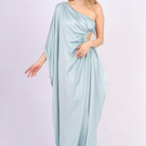 Jersey Fabric Long Evening Dress - 4038C