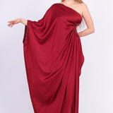 Jersey Fabric Long Evening Dress - 4038C