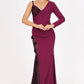Lace One Sleeve Long Evening Dress