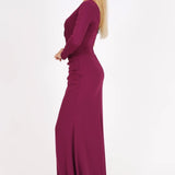 Lace One Sleeve Long Evening Dress