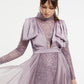Lace & Organza Evening Dress