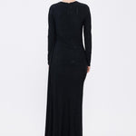 Long Sleeve Evening Dress With Stones