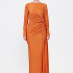 Long Sleeve Evening Dress With Stones