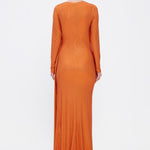 Long Sleeve Evening Dress With Stones