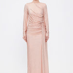 Long Sleeve Evening Dress With Stones