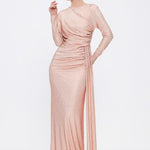 Long Sleeve Evening Dress With Stones