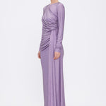 Long Sleeve Evening Dress With Stones