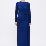 Long Sleeve Evening Dress With Stones