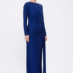 Long Sleeve Evening Dress With Stones