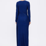 Long Sleeve Evening Dress With Stones