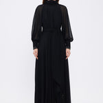 Long Sleeve Chiffon Hijab Evening Dress