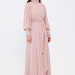 Long Sleeve Chiffon Hijab Evening Dress