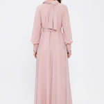 Long Sleeve Chiffon Hijab Evening Dress