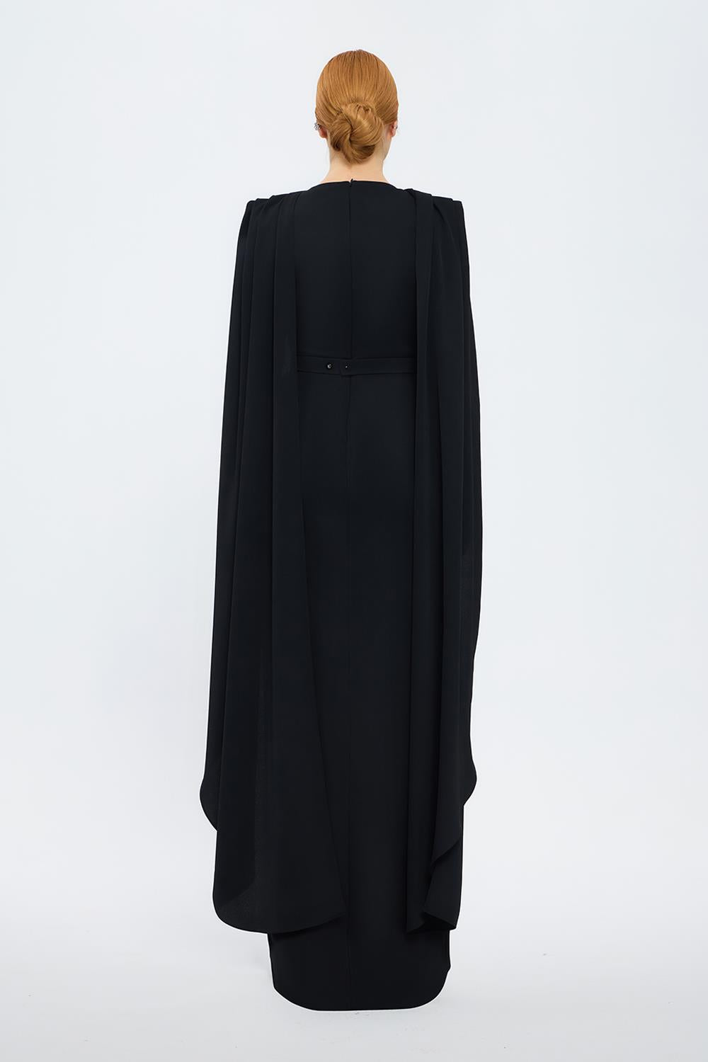 Long Sleeve Hijab Evening Dress