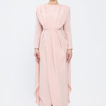 Long Sleeve Hijab Evening Dress