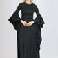 Long Sleeve Slim Cut Long Evening Dress