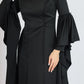 Long Sleeve Slim Cut Long Evening Dress