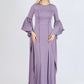 Long Sleeve Slim Cut Long Evening Dress