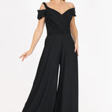 Off-Shoulder Detailed Jumpsuit - 4049C