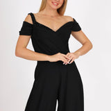 Off-Shoulder Detailed Jumpsuit - 4049C