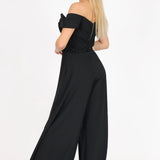 Off-Shoulder Detailed Jumpsuit - 4049C