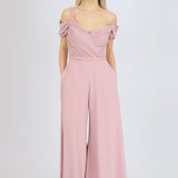 Off-Shoulder Detailed Jumpsuit - 4049C