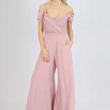 Off-Shoulder Detailed Jumpsuit - 4049C