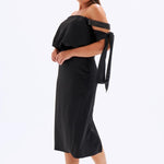 Off-Shoulder Plus Size Evening Dress