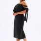 Off-Shoulder Plus Size Evening Dress