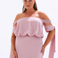 Off-Shoulder Plus Size Evening Dress