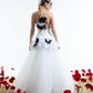 Organza & Tulle Flared Wedding Dress
