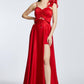 Rope Strappy Slit Long Evening Dress