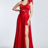 Rope Strappy Slit Long Evening Dress - 2009