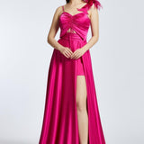 Rope Strappy Slit Long Evening Dress - 2009