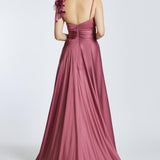 Rope Strappy Slit Long Evening Dress - 2009