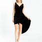 Sleeveless Short Velvet Evening Dress