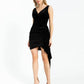 Sleeveless Short Velvet Evening Dress