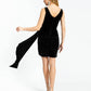 Sleeveless Short Velvet Evening Dress