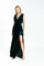 Slit Sleeveless Velvet Long Evening Dress